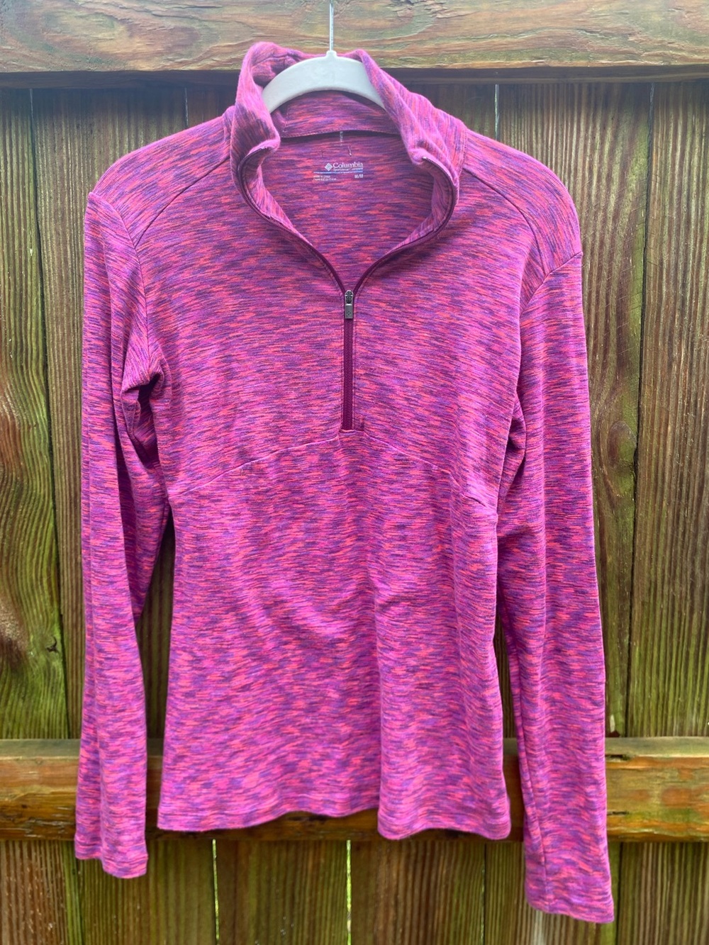Columbia Women’s Pink & Purple Long-Sleeve Performance Top
